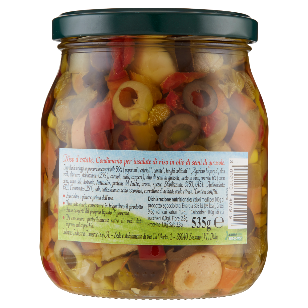 Coelsanus Riso d'estate classico 535 g