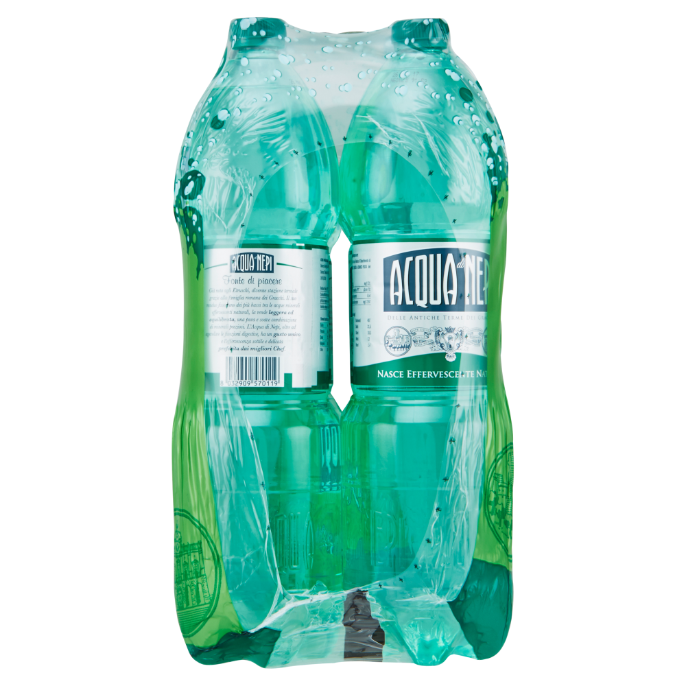 Acqua di Nepi Acqua Minerale Effervescente Naturale Pet 6 x 1,5 L
