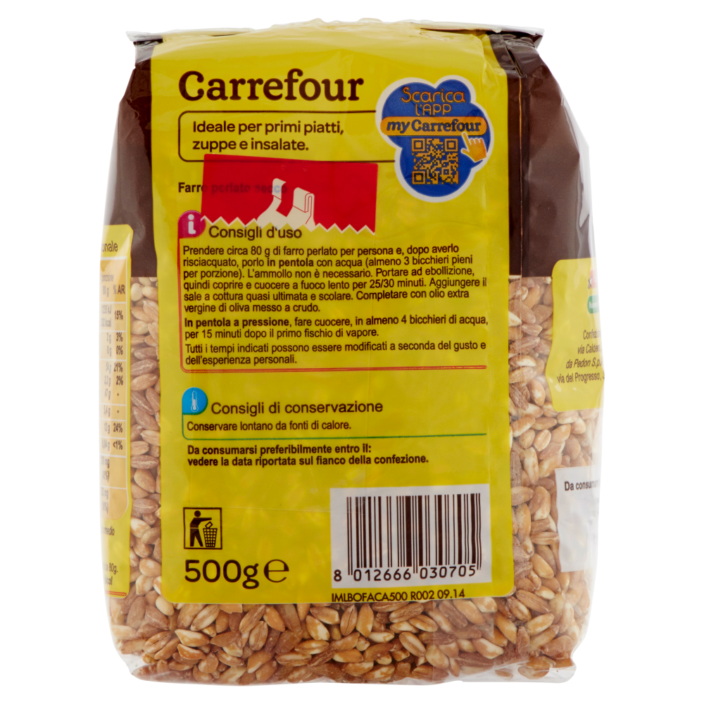 Carrefour Cereali Farro Perlato 500 g