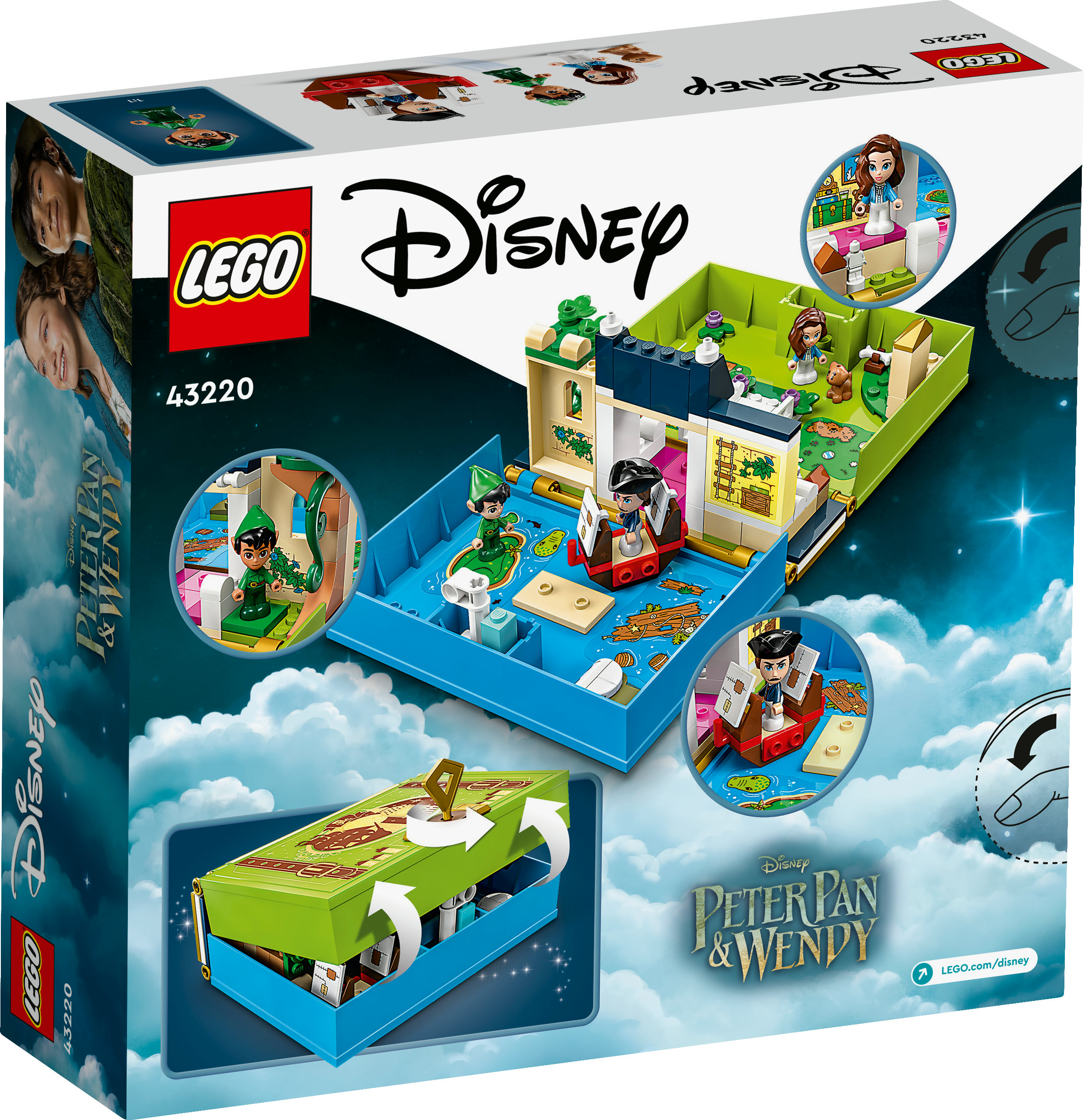 LEGO Disney L&rsquo;avventura nel libro delle fiabe di Peter Pan e Wendy