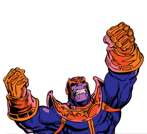 FUNKO POP Marvel: Endgame - Casual Thanos w/Gauntlet