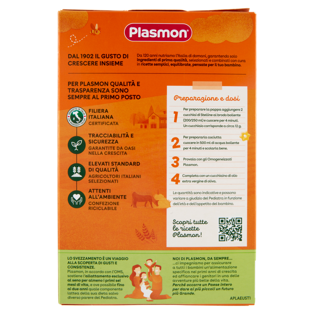 Plasmon la Pastina Stelline 300 g