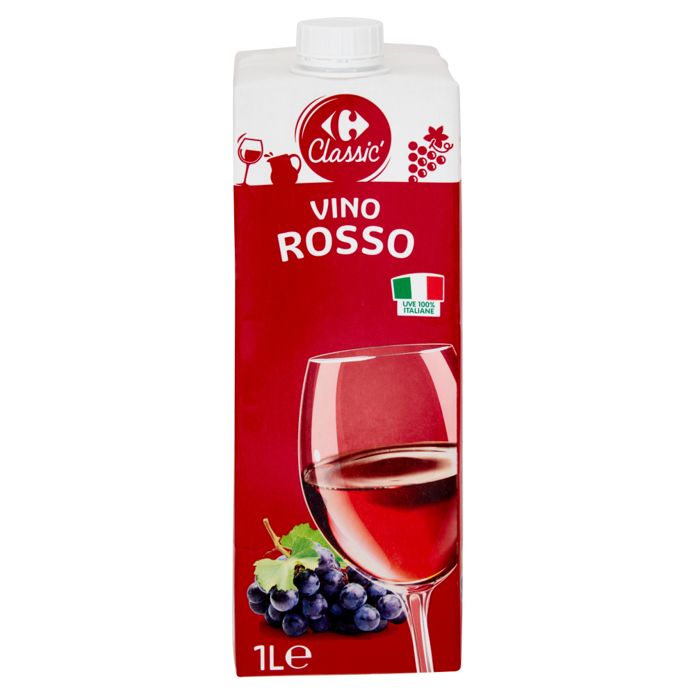 Carrefour Classic Vino Rosso 1 L