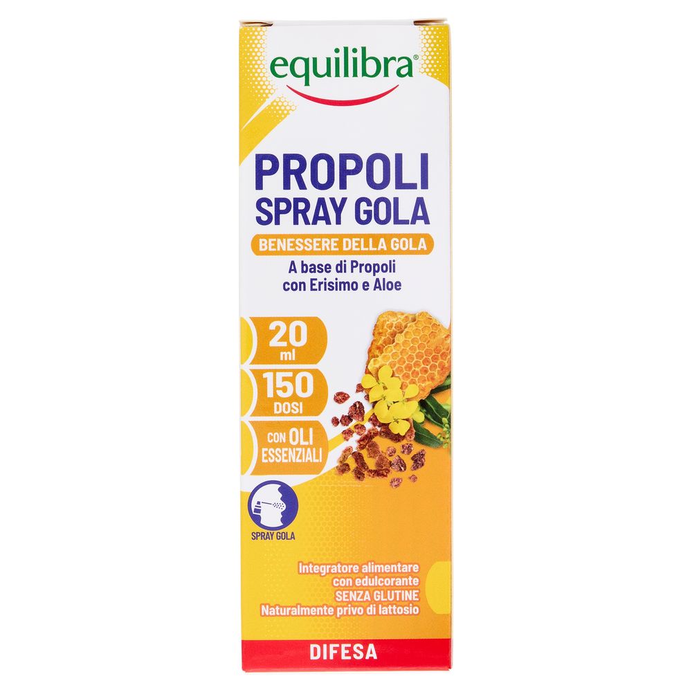 Equilibra Propoli Spray Benessere della Gola 20 ml