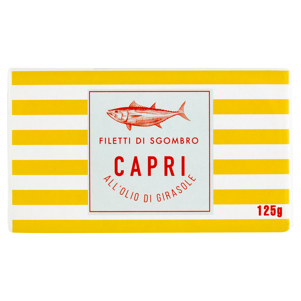 Capri Filetti di Sgombro all'Olio di Girasole 125 g