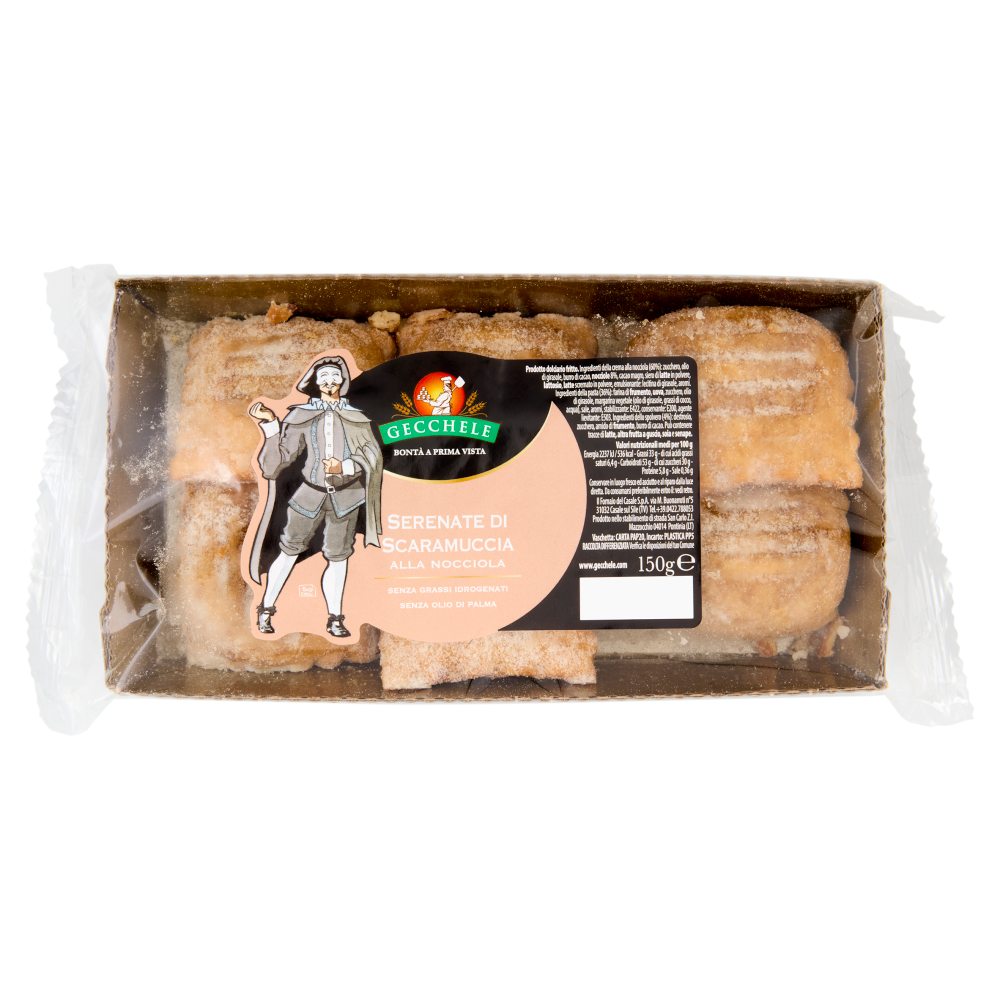 Gecchele Serenate di Scaramuccia alla Nocciola 150 g