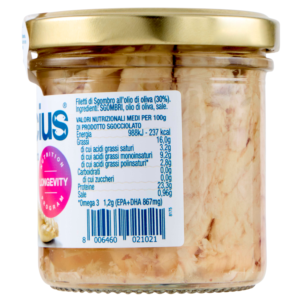 Delicius Filetti di Sgombro all'olio di oliva 150 g