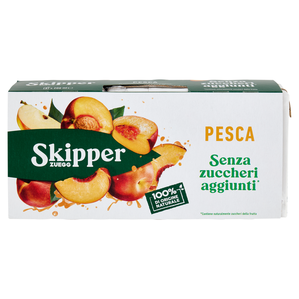 Zuegg Skipper Pesca Senza zuccheri aggiunti* 3 x 200 ml