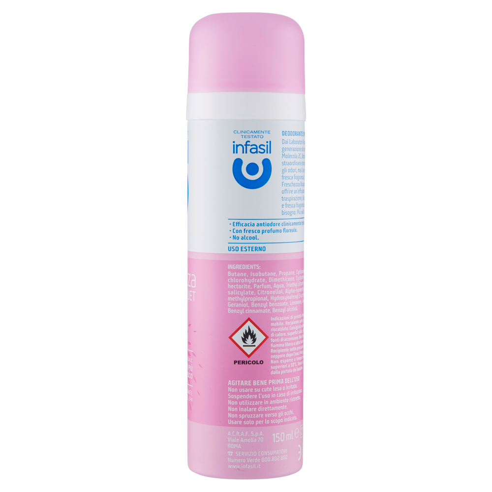 infasil Freschezza Bouquet Deodorante Spray 150 ml