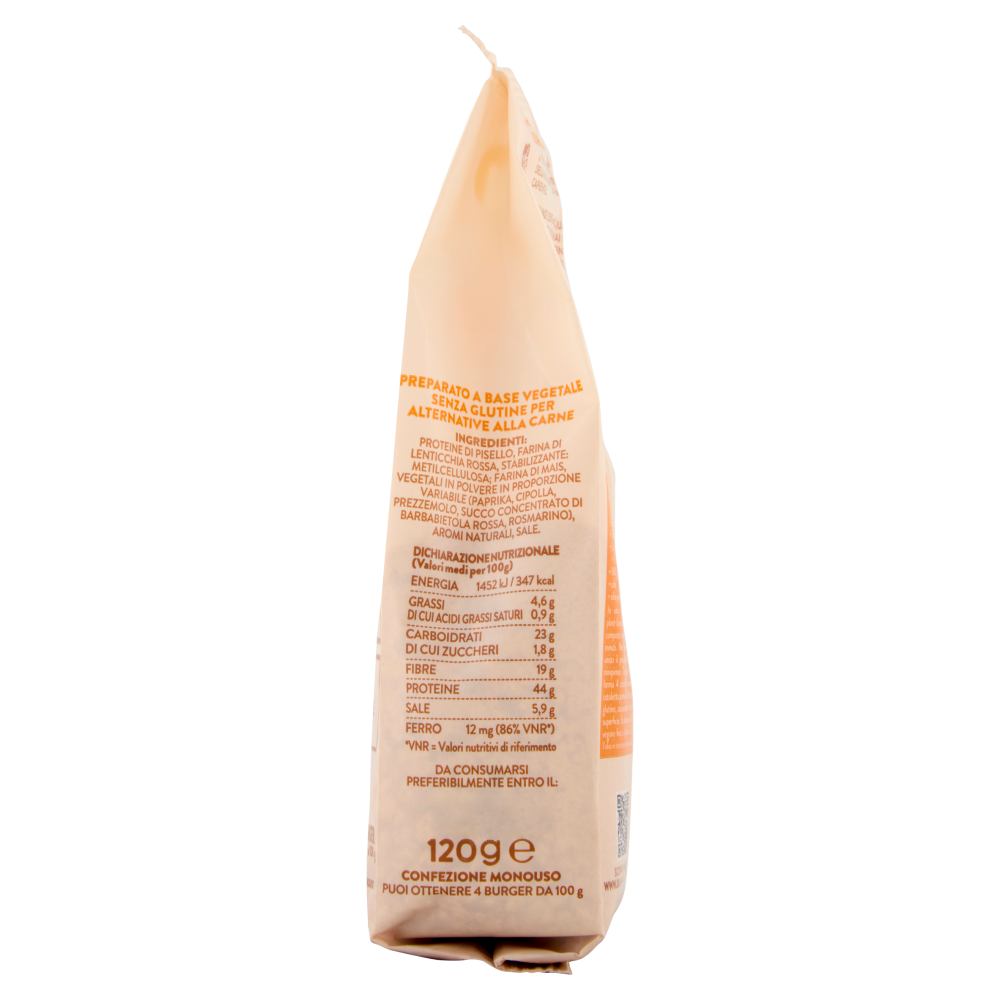 Beamy Preparato per Burger Plant-Based Gusto Pollo 120 g