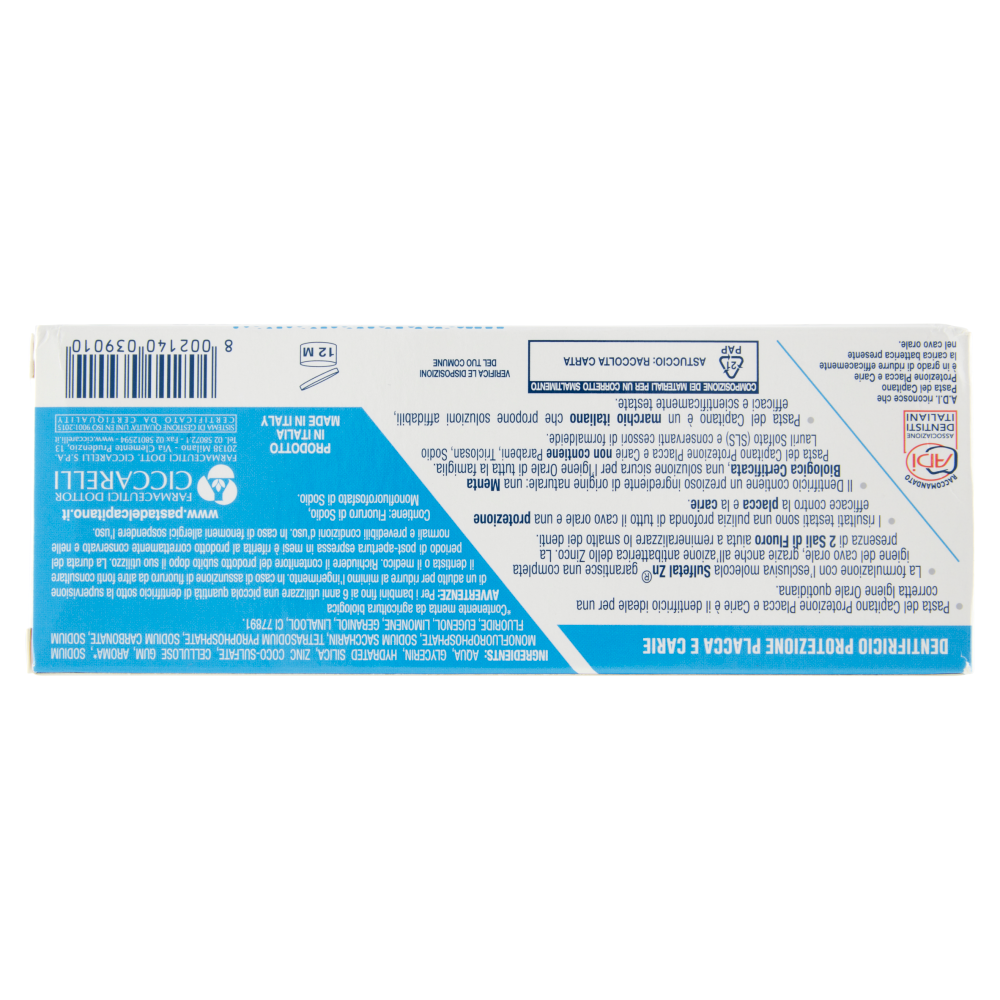 Pasta del Capitano Placca e Carie 75 ML