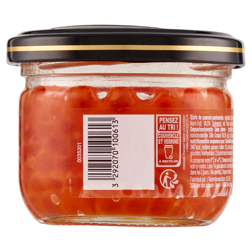 Labeyrie Uova di Salmone Keta del Pacifico 80 g