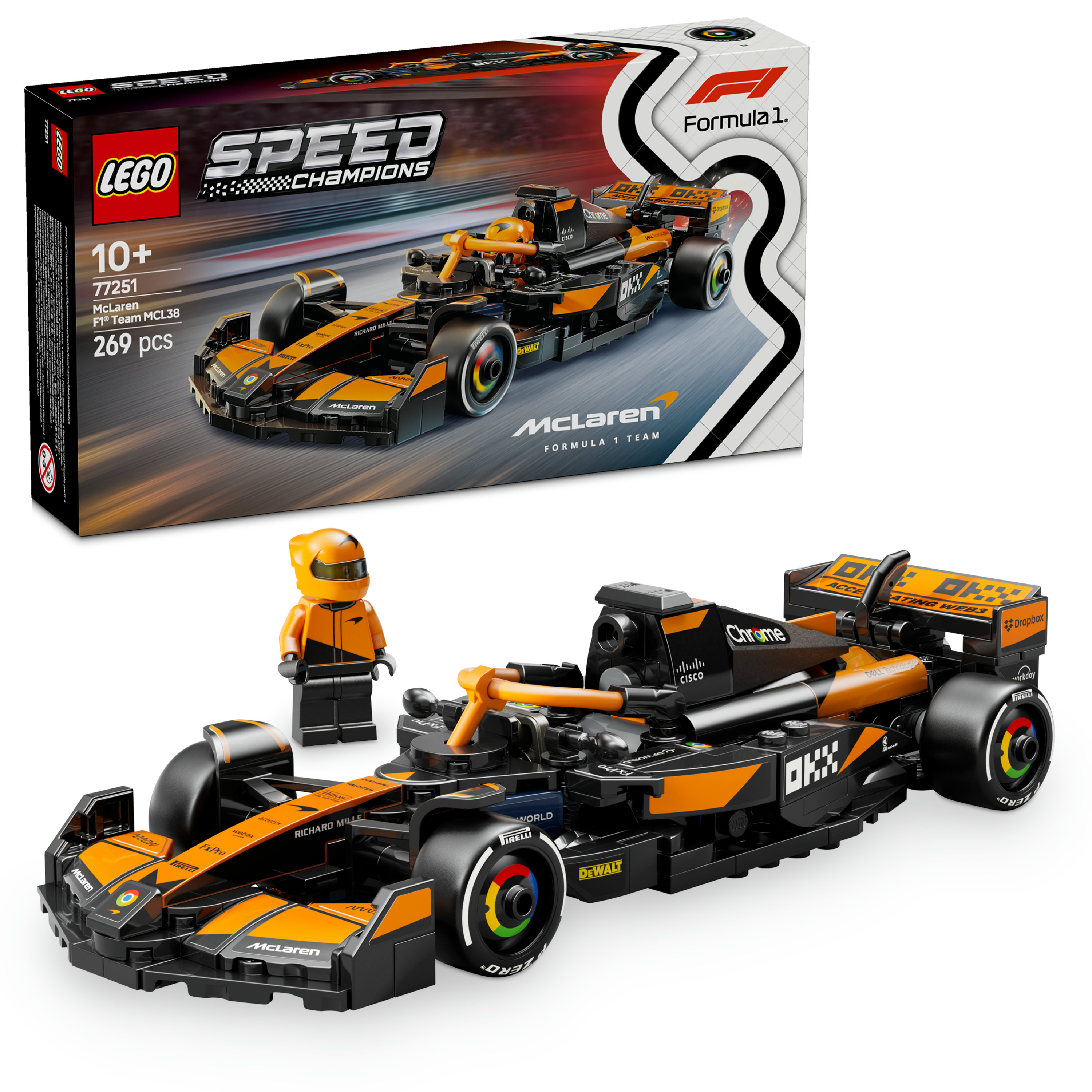 LEGO Speed Champions Auto da corsa McLaren F1® Team MCL38