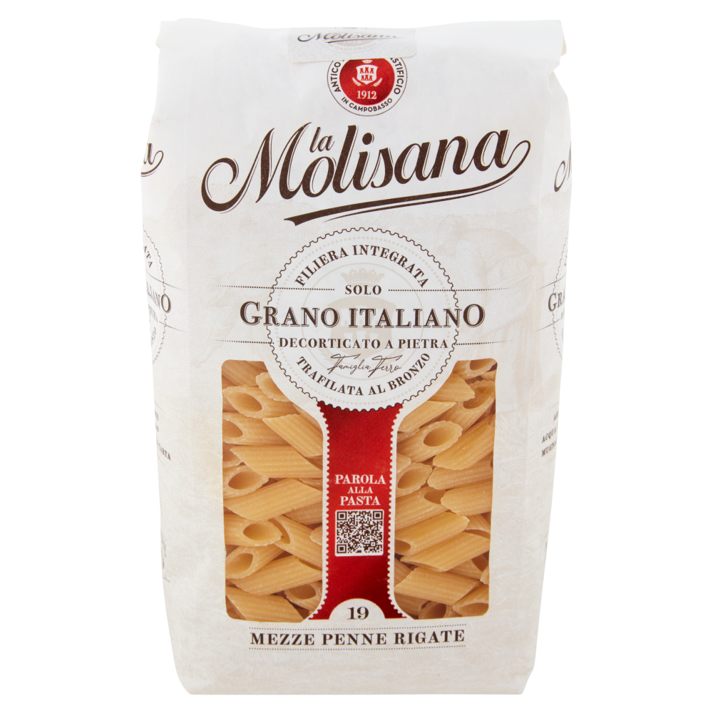 Mezze Penne Rigate n.37  Ecommerce Pasta Poiatti - Pasta Italiana 100% di  grano siciliano