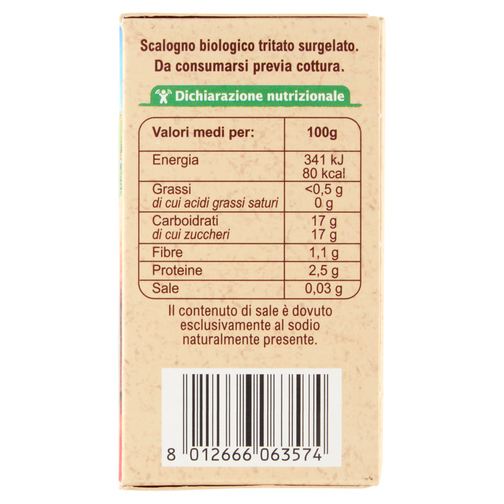 Carrefour Bio Scalogno tritato surgelato 100 g