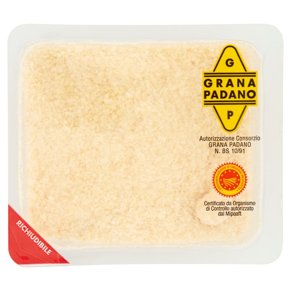Grana Padano D.O.P. Grattugiato in Vaschetta