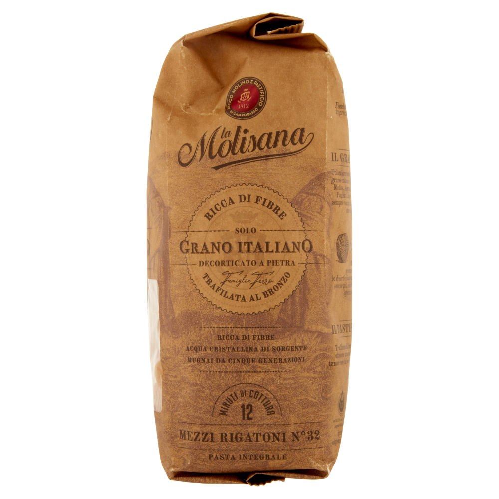 La Molisana integrale 32 Mezzi Rigatoni 500 g