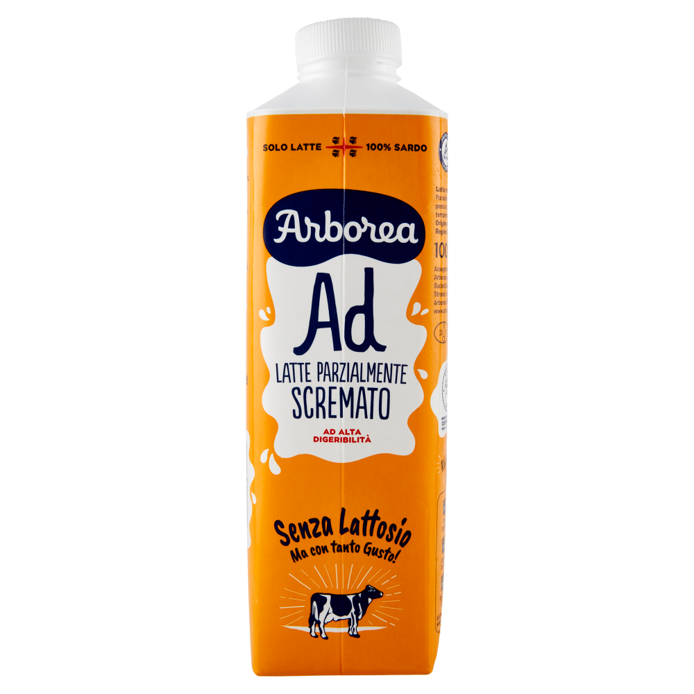 Arborea Ad Latte Parzialmente Scremato ad Alta Digeribilit&agrave; Senza Lattosio 1000 ml
