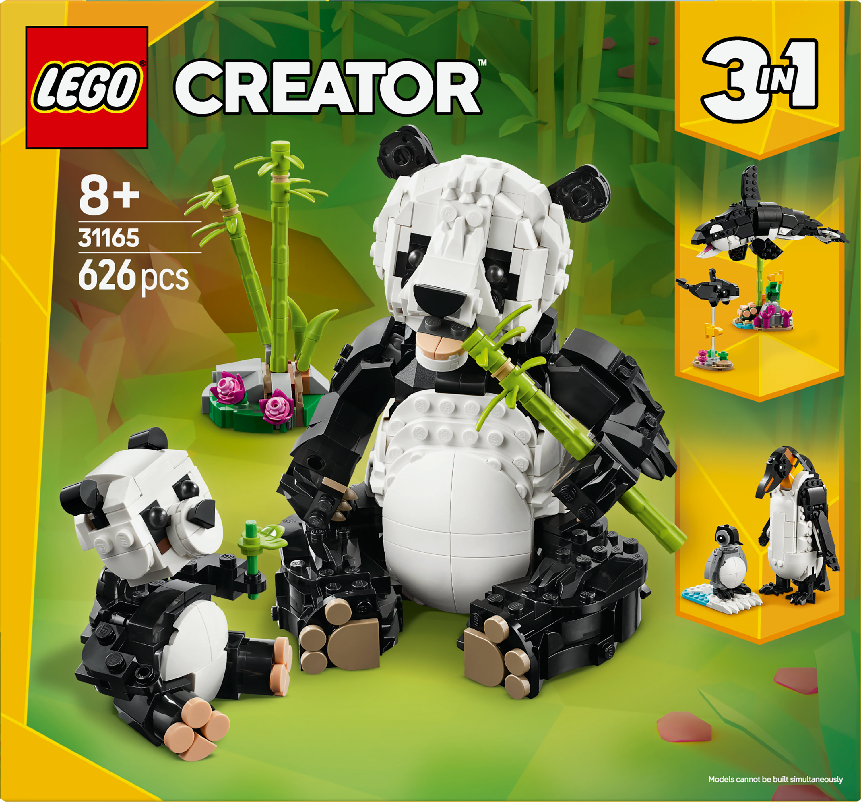 LEGO Creator Animali selvatici: famiglia di panda