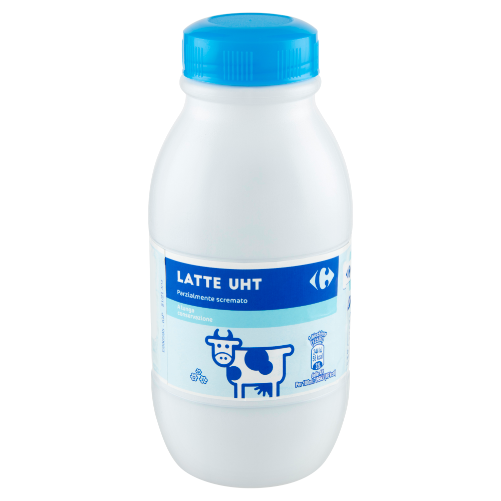 Carrefour Latte UHT Parzialmente scremato 500 ml