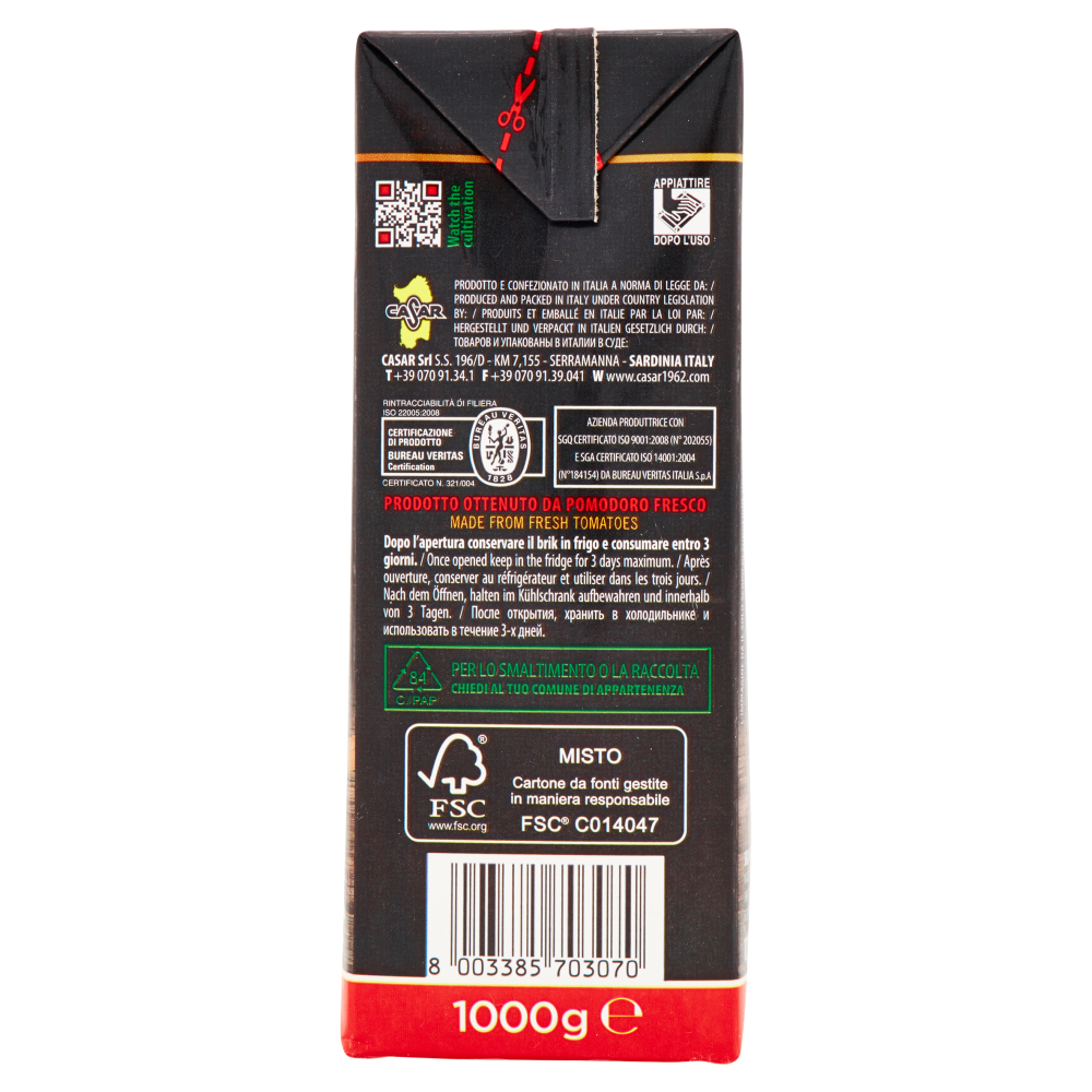 Casar Passata di Pomodoro 1000 g