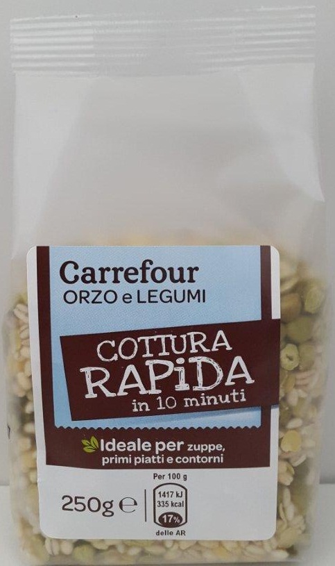Carrefour Orzo e Legumi Cottura Rapida in 10 minuti 250 g
