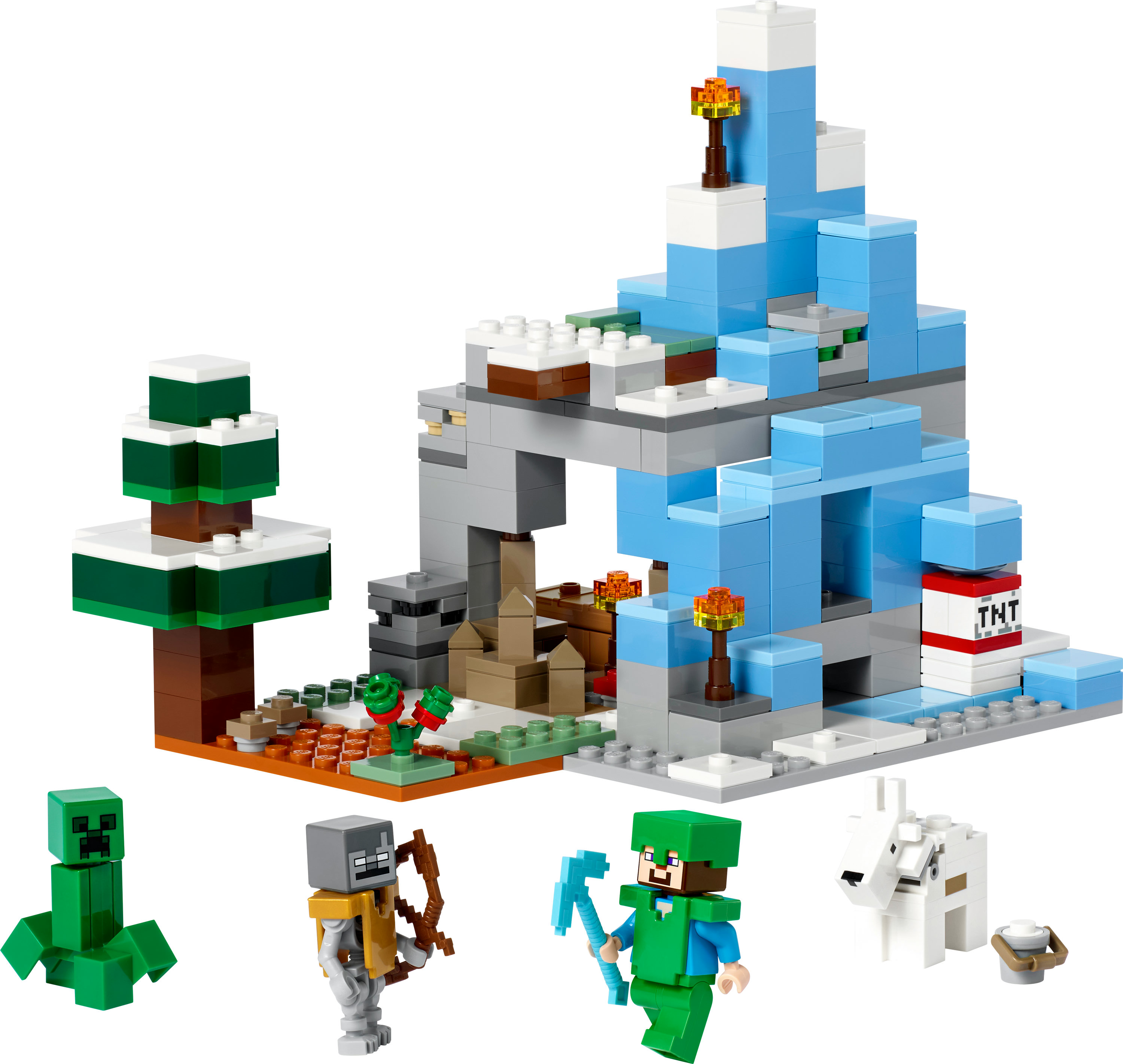 LEGO Minecraft I picchi ghiacciati