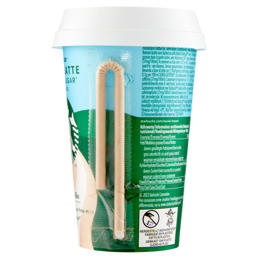 Starbucks Skinny Latte No Added Sugar* 220 ml