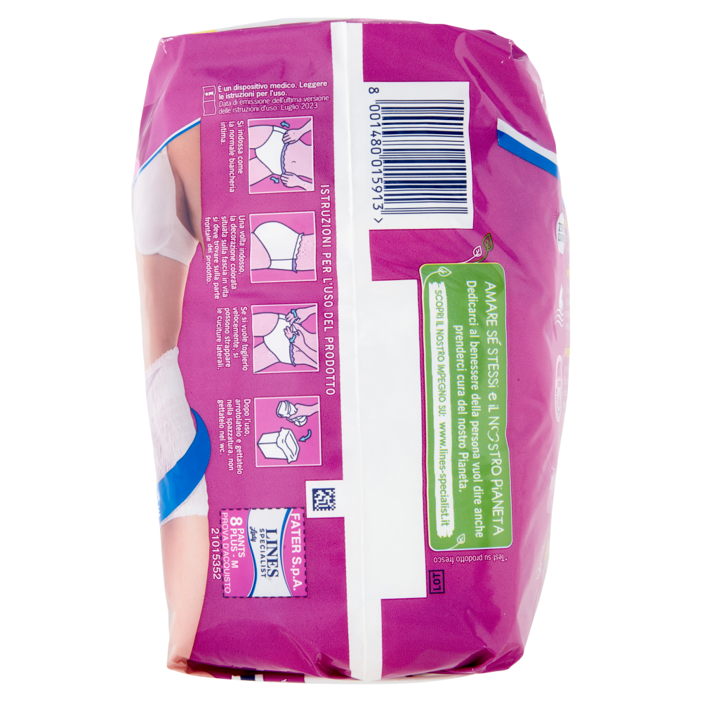 Lines Specialist Lady Pants Plus Tg.M 8 pz