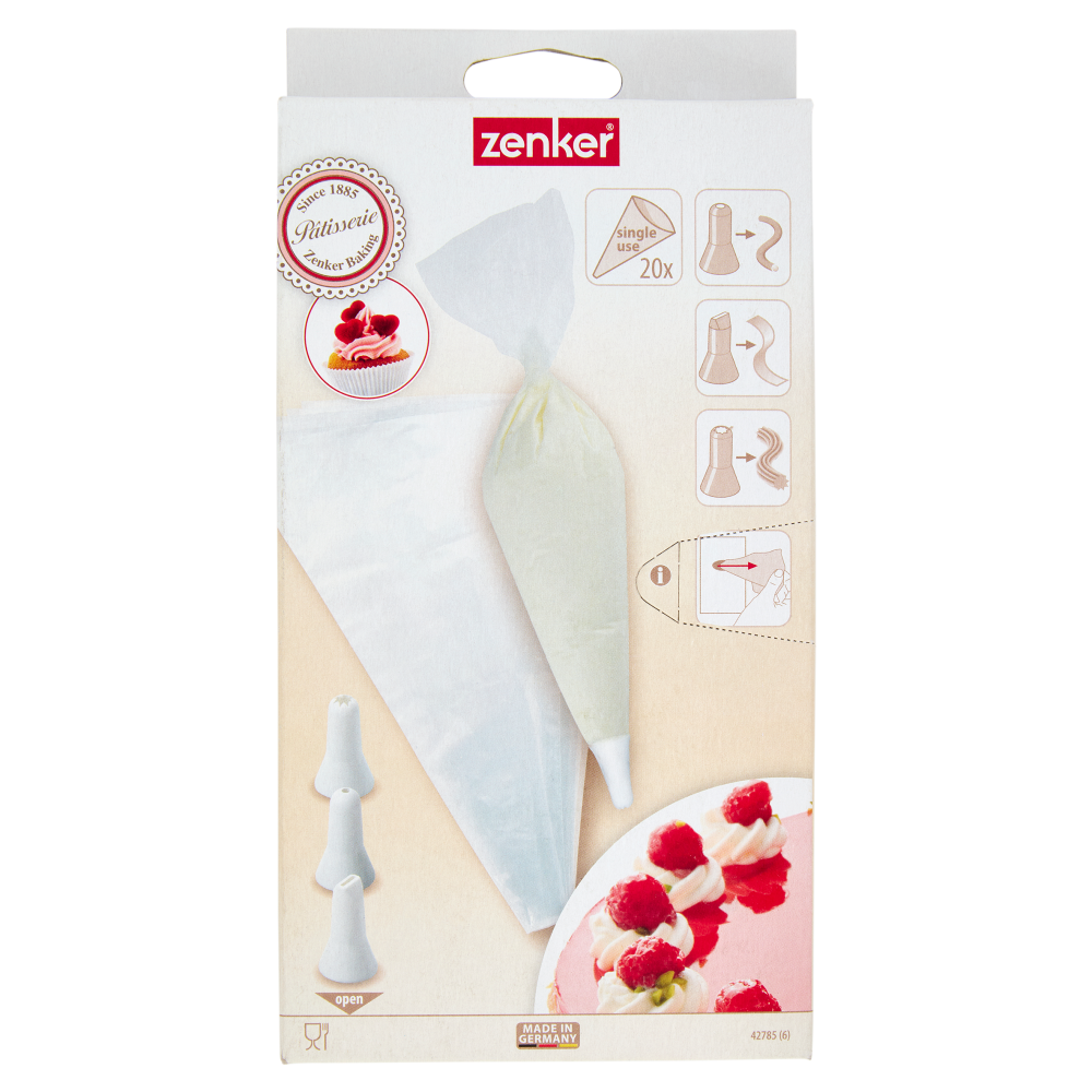 zenker Sacco decoratore monouso-3 boc. (20pz)