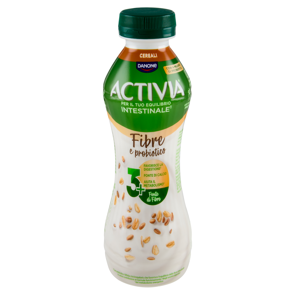 ACTIVIA da Bere, Fibre e probiotico, Cereali, Fonte di Calcio, aiuta metabolismo e digestione,270g
