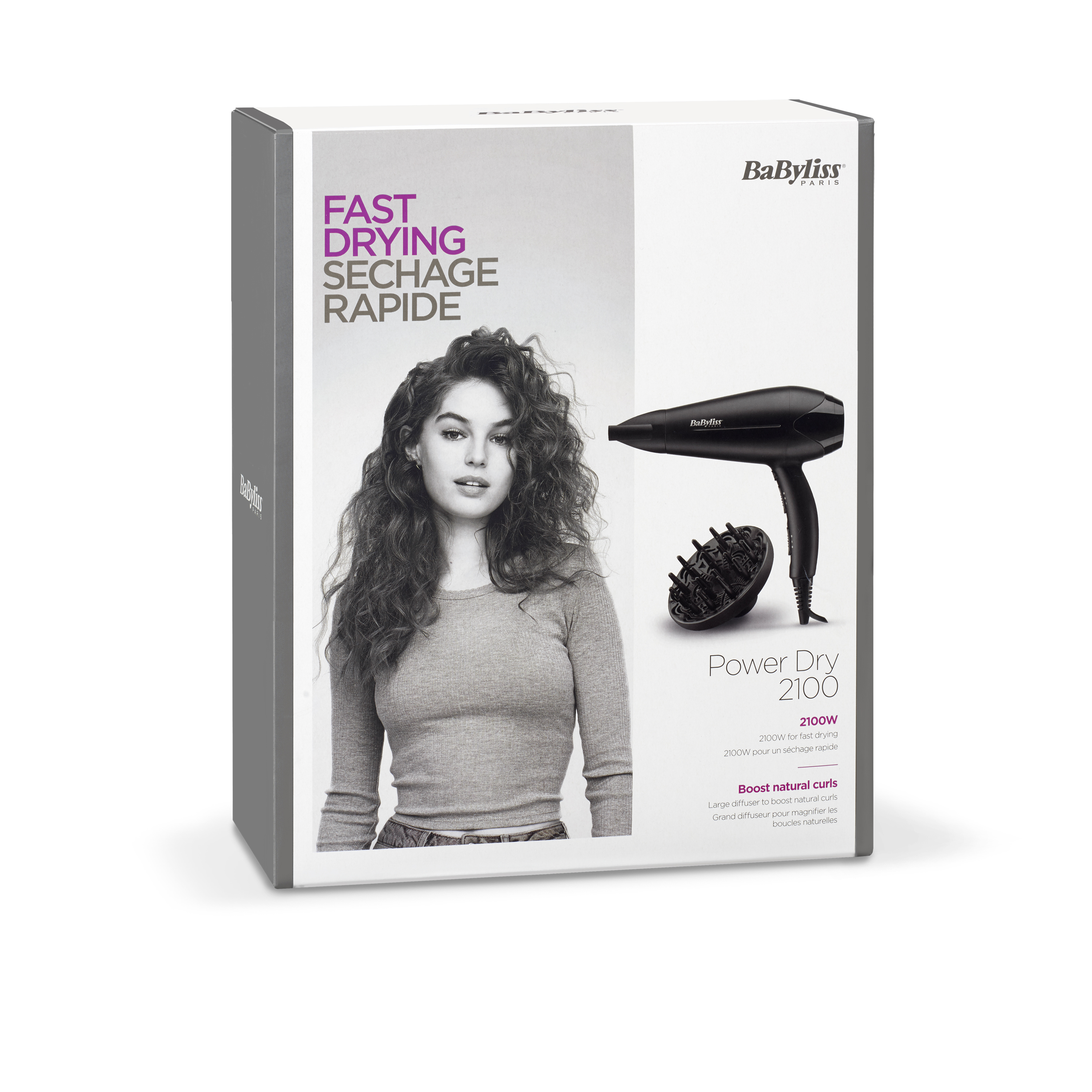 BaByliss Power Dry 2100 asciuga capelli 2100 W Nero