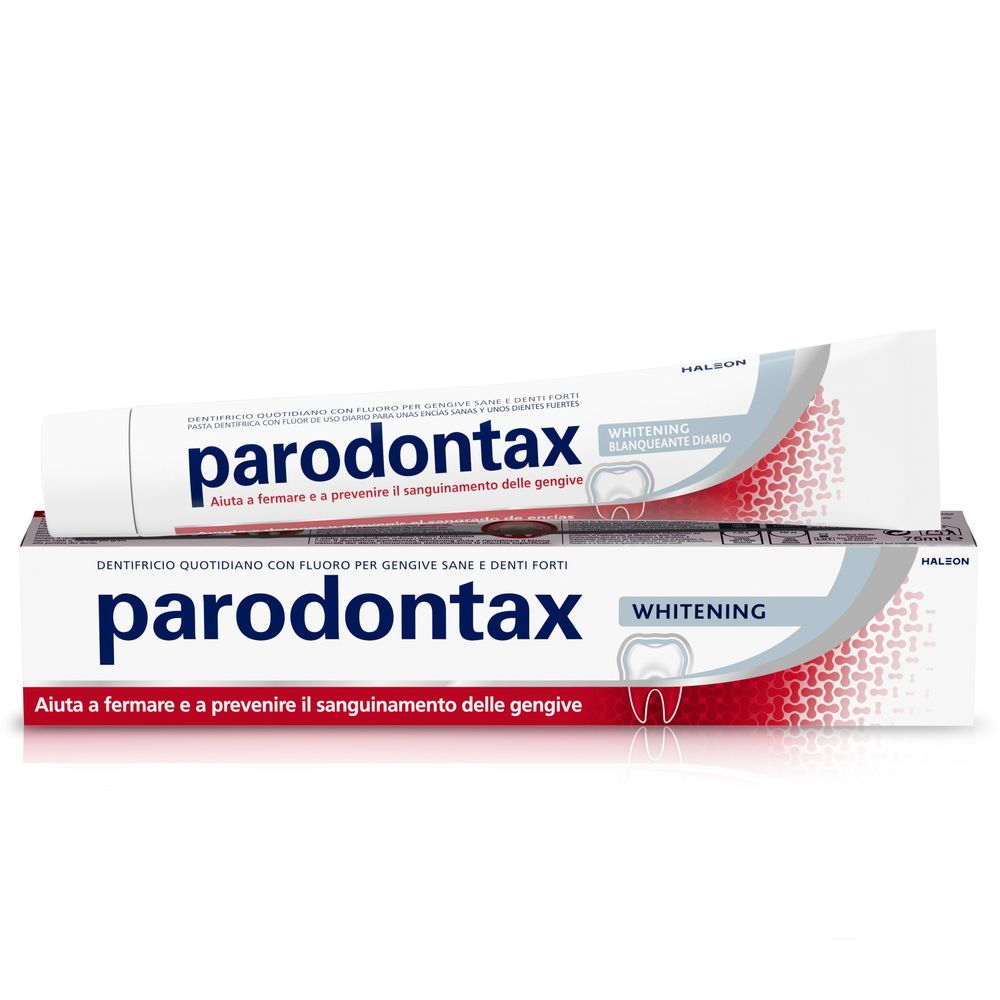  Parodontax Whitening Dentifricio per Gengive più Sane e Denti Forti, 75ml