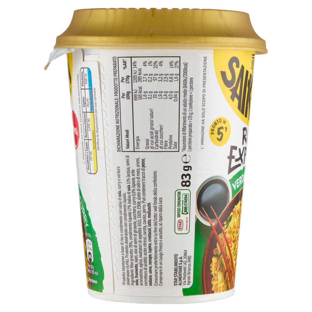 Saikebon Riso Express Verdure & Salsa Curry 83 g