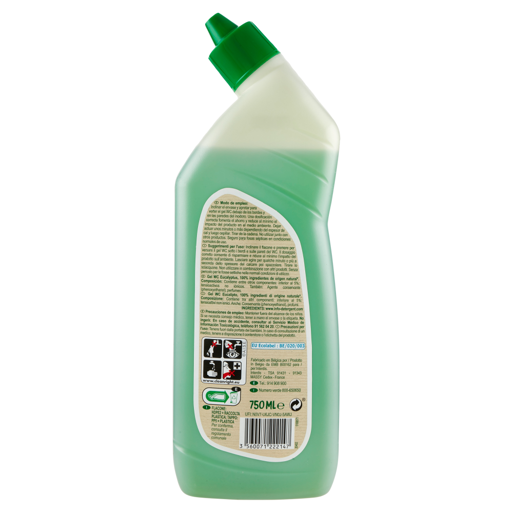 Carrefour eco Planet Gel WC Eucalyptus 750 ml