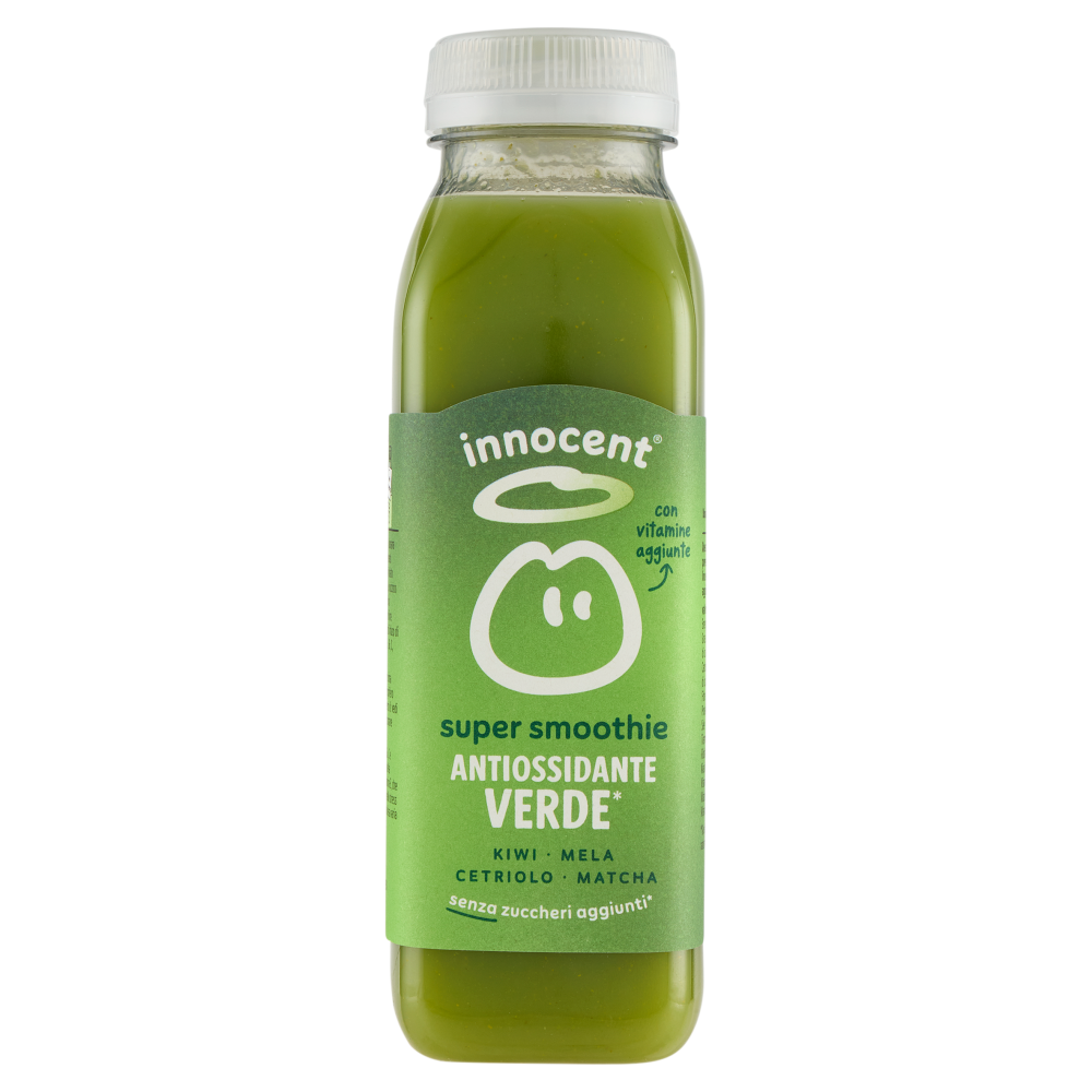 innocent super smoothie Antiossidante Verde* Kiwi - Mela - Cetriolo - Matcha 300 ml
