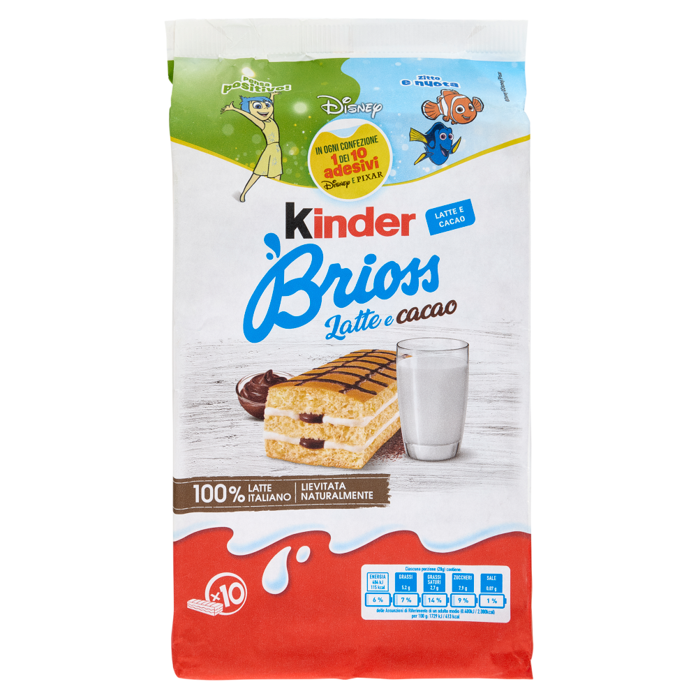 Kinder Brioss Latte e Cacao 10 x 28 g
