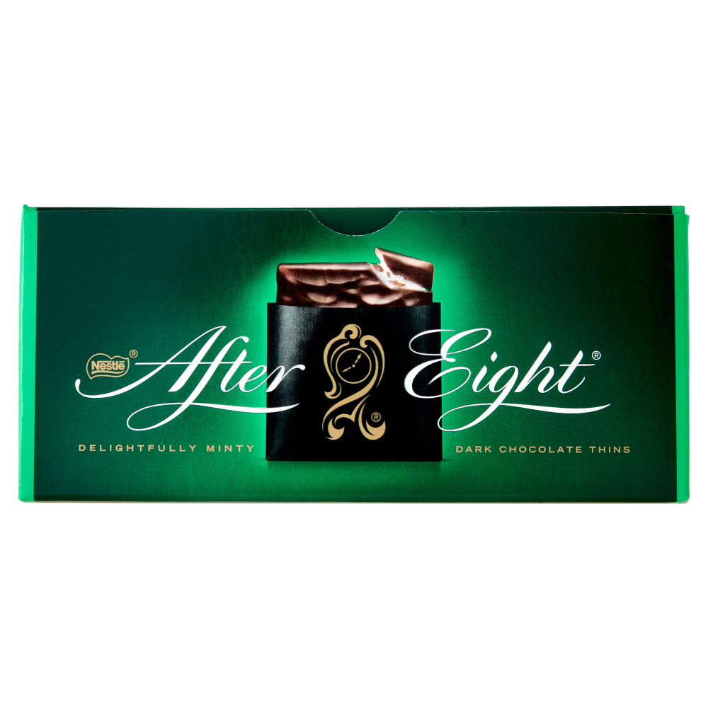 NESTLÉ AFTER EIGHT Sfoglie di Cioccolato Fondente con ripieno alla Menta 200 g