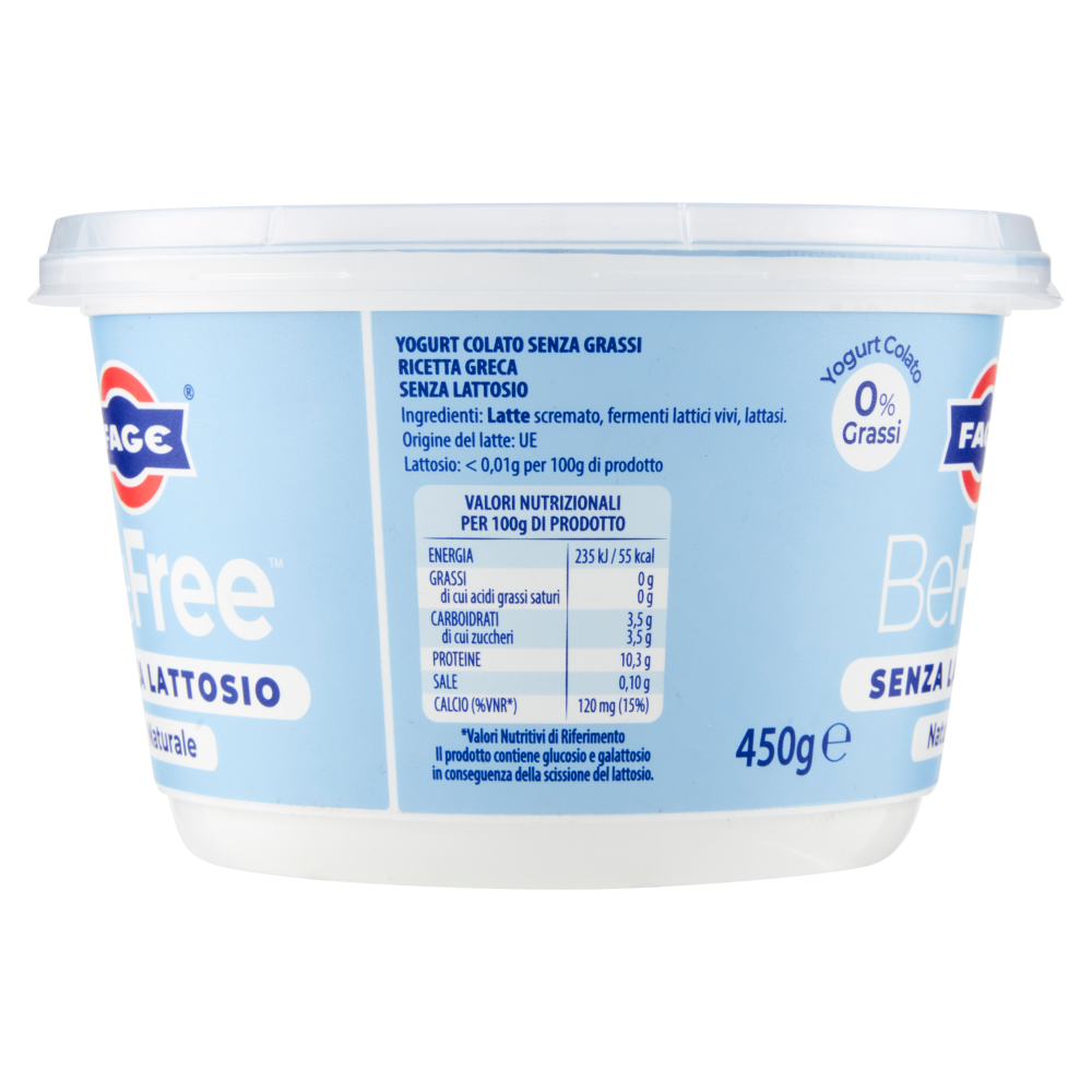 Fage BeFree Senza Lattosio Naturale 450 g