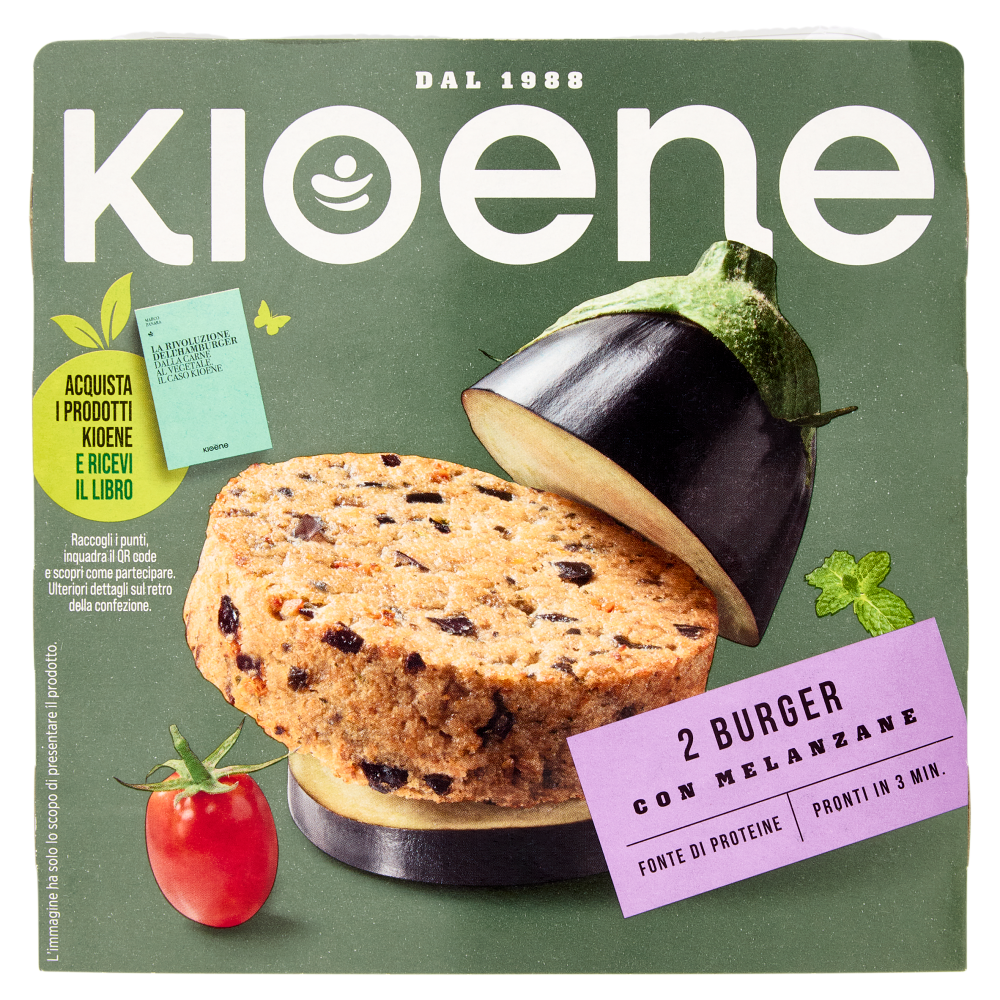 Kioene 2 Burger con Melanzane 200 g