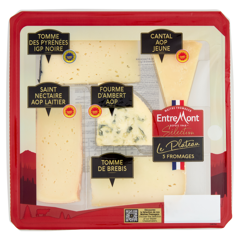 EntreMont Sélection le Plateau 5 Fromages 300 g