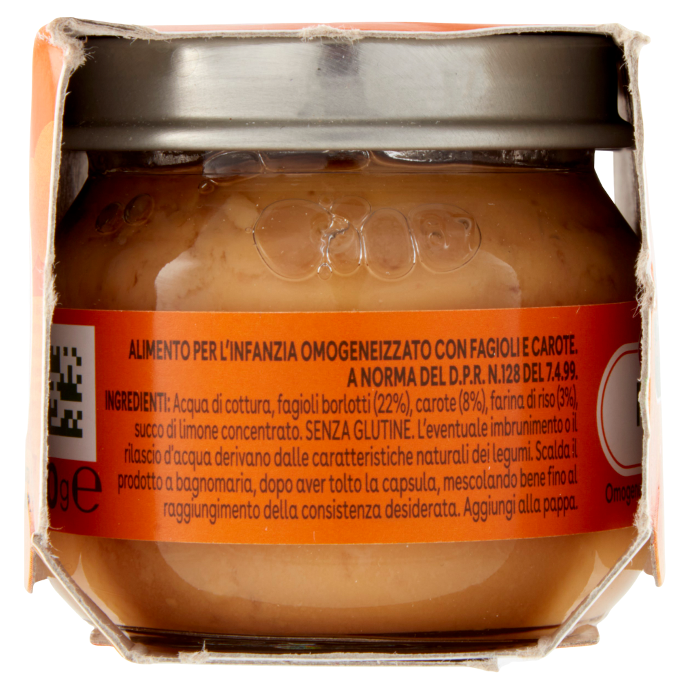 Plasmon Omogeneizzato Fagioli con carote 2 x 80 g