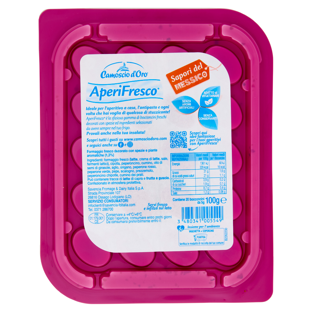 Camoscio d'Oro AperiFresco Sapori del Messico 100 g