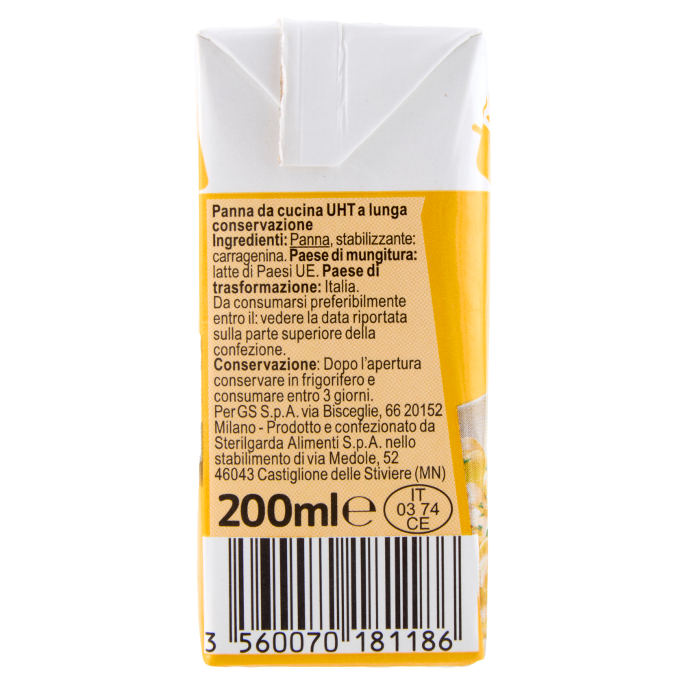 Carrefour Classic Panna da Cucina 200 ml