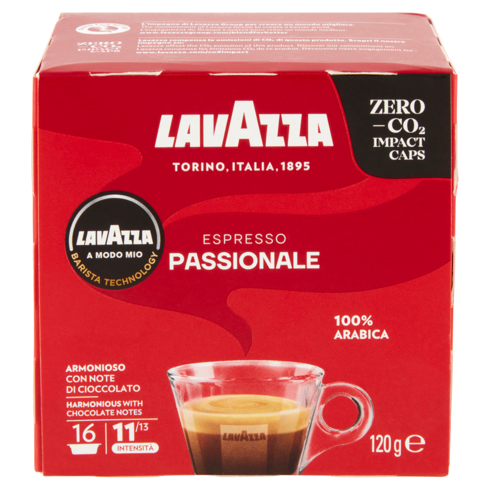 Lavazza A Modo Mio Espresso Passionale 16 Capsule 120 g