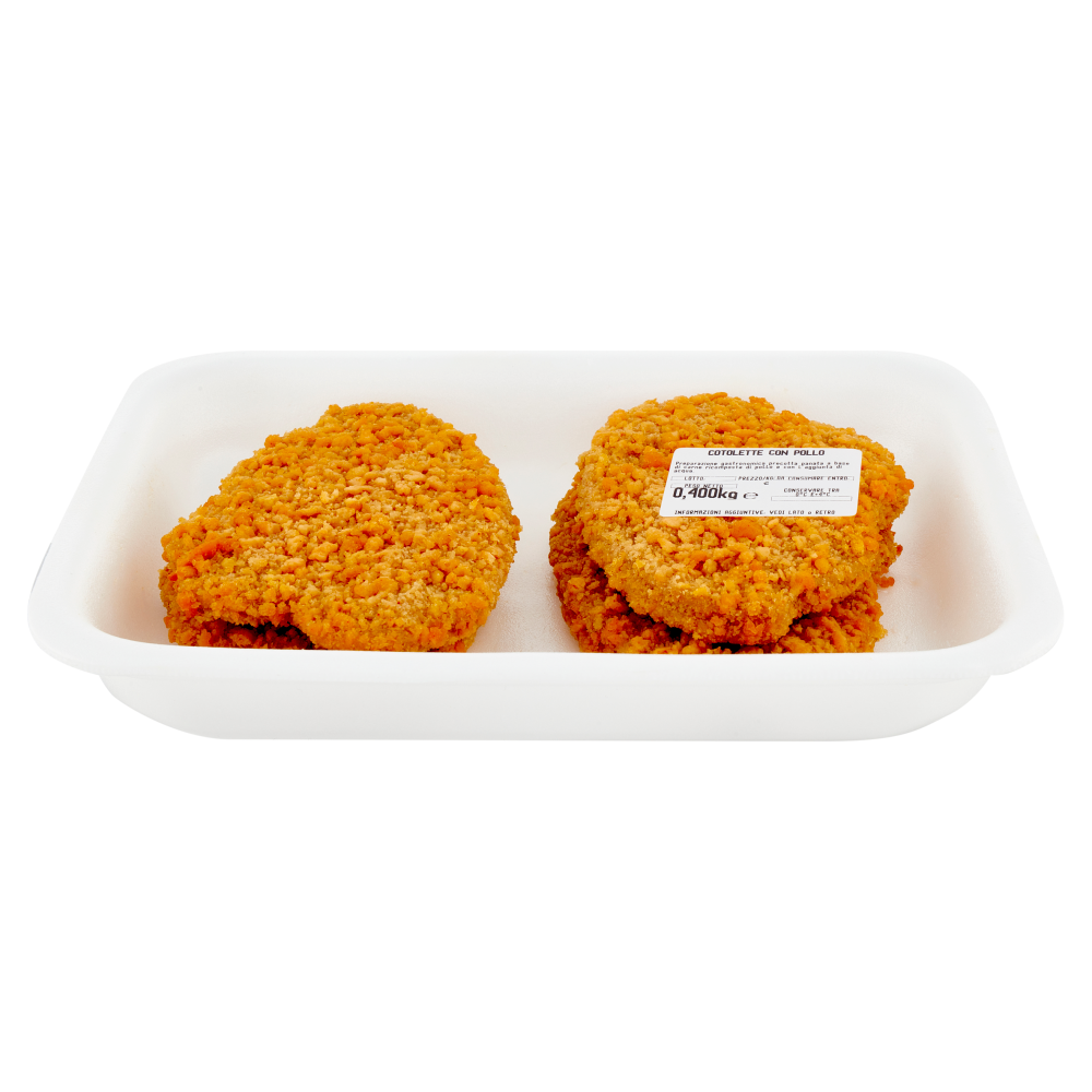 Cotolette di Pollo 0,400 Kg