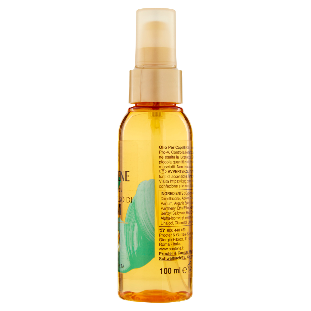 Pantene Nutri Pro-V Olio Infuso di Argan Lisci Effetto Seta 100 ml