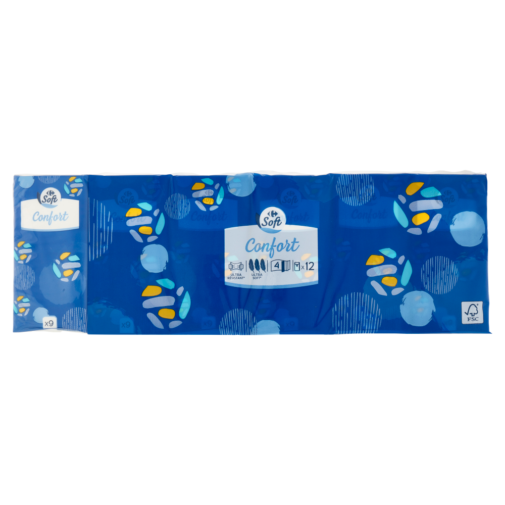 Carrefour Soft Confort 4 veli 12 pz