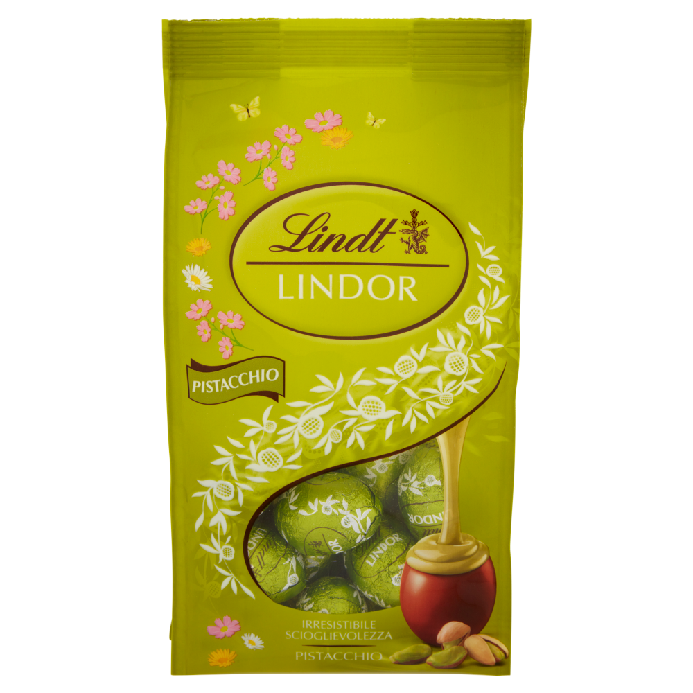 Lindt Lindor Ovetti di cioccolato Pasqua Cioccolato al latte Pistacchio 180 g