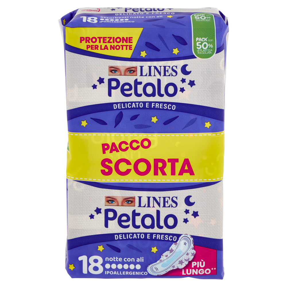 Lines Petalo notte con ali 18 pz